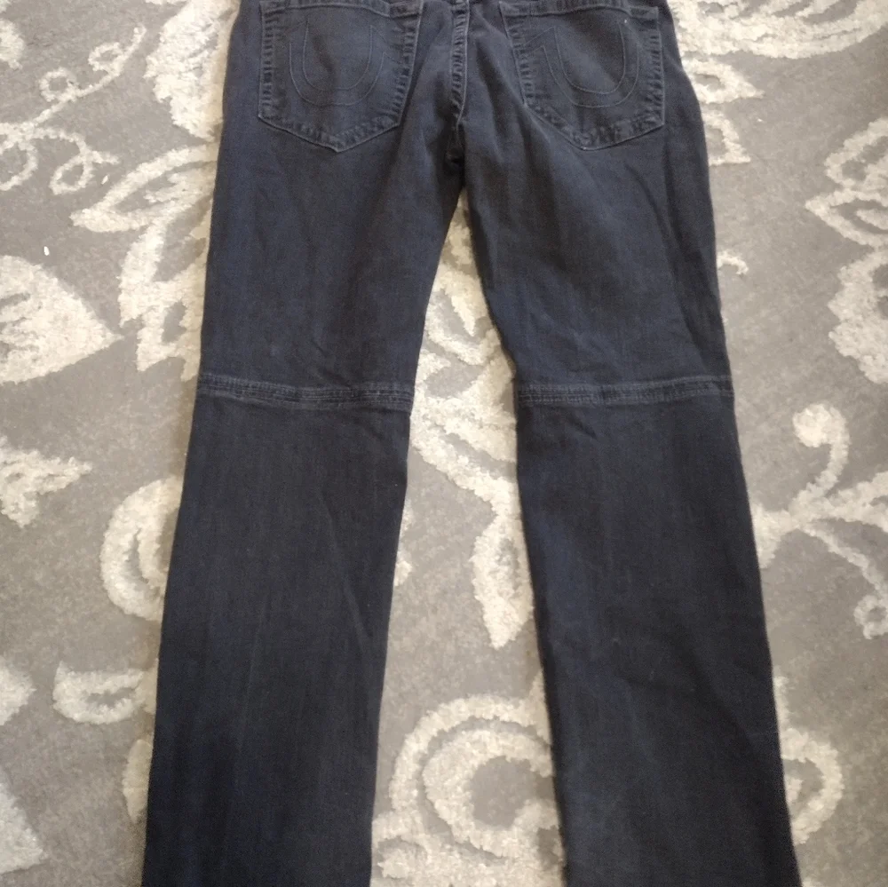 True Religion Moto Skinny black jeans